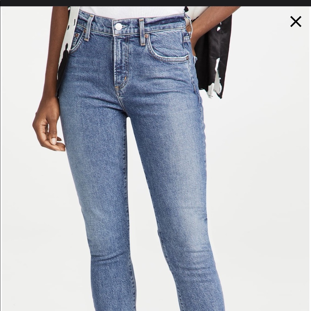 AGOLDE High- rise straight leg Jean